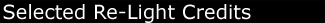 Selected Assistant Credits
